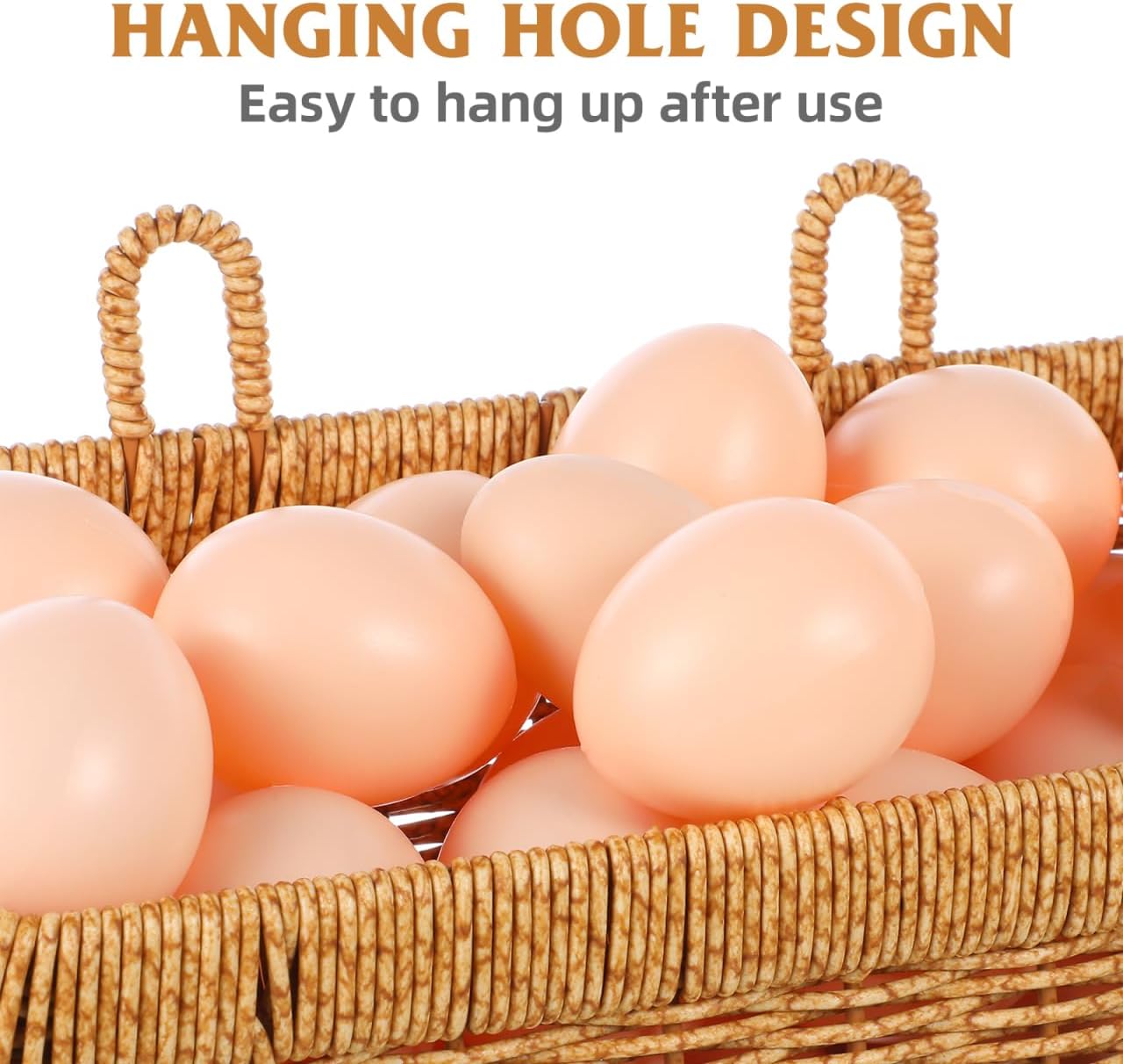 Woven Hanging Wall Baskets / Natural
