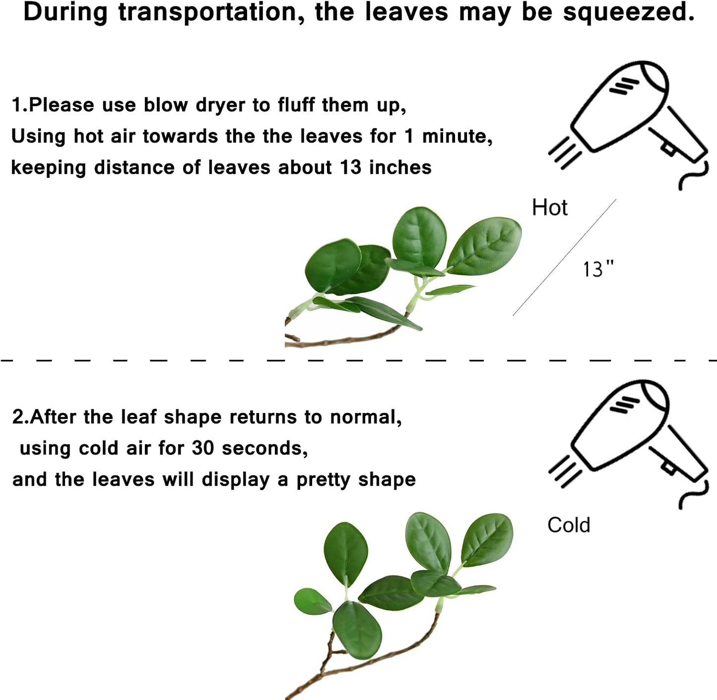 Artificial Eucalyptus Branches / Green