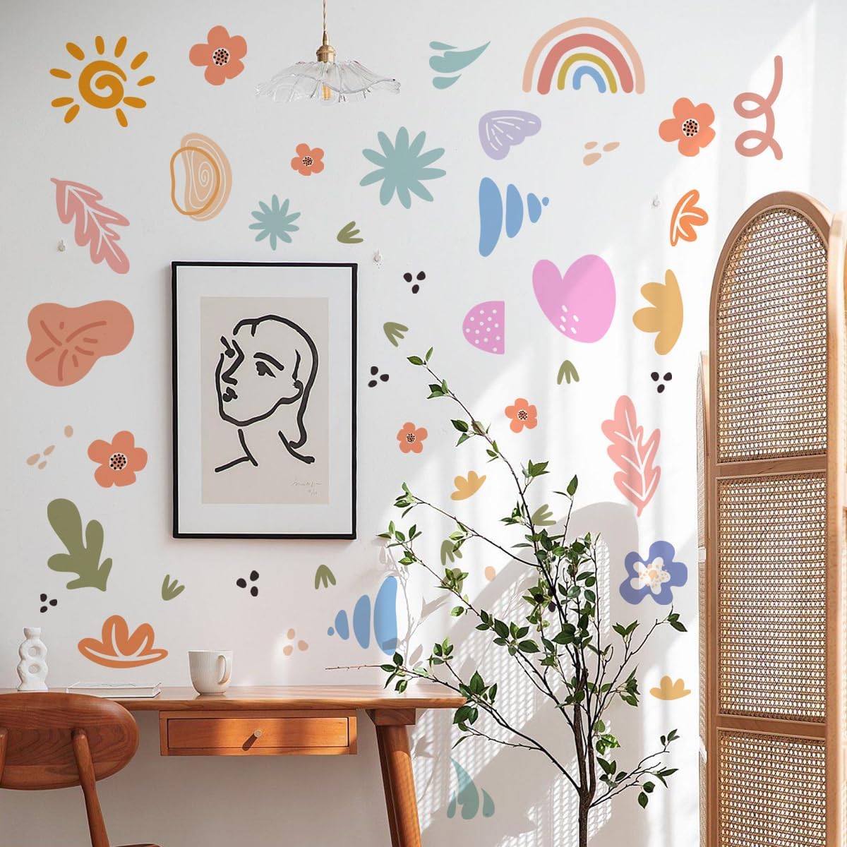Modern Wall Art Wall Decals / Irregular Wall Stickers-3