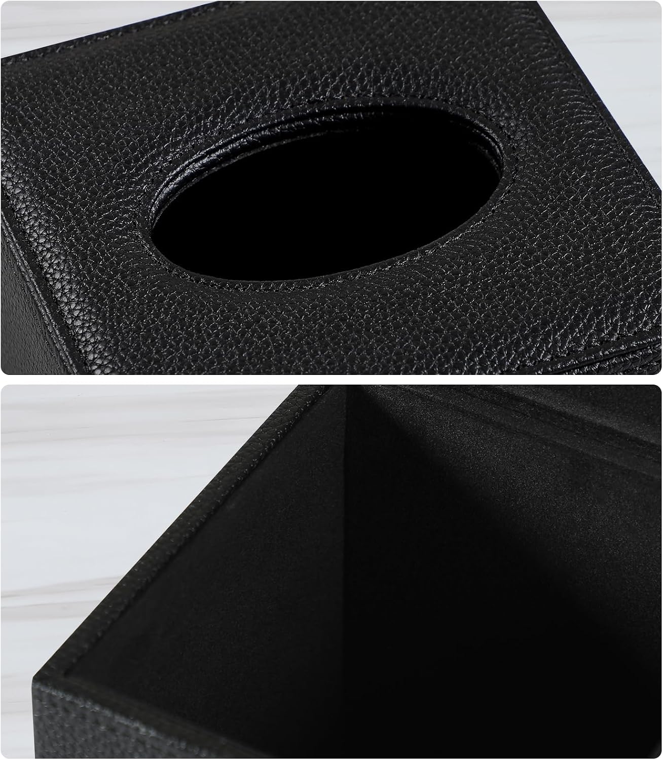 Decorative Tissue Holder / Black