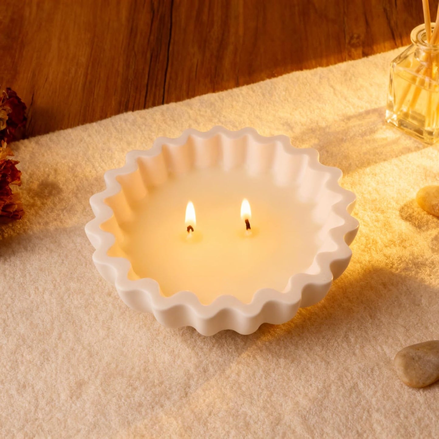  Flower Bowl Resin Mold / Set of 2