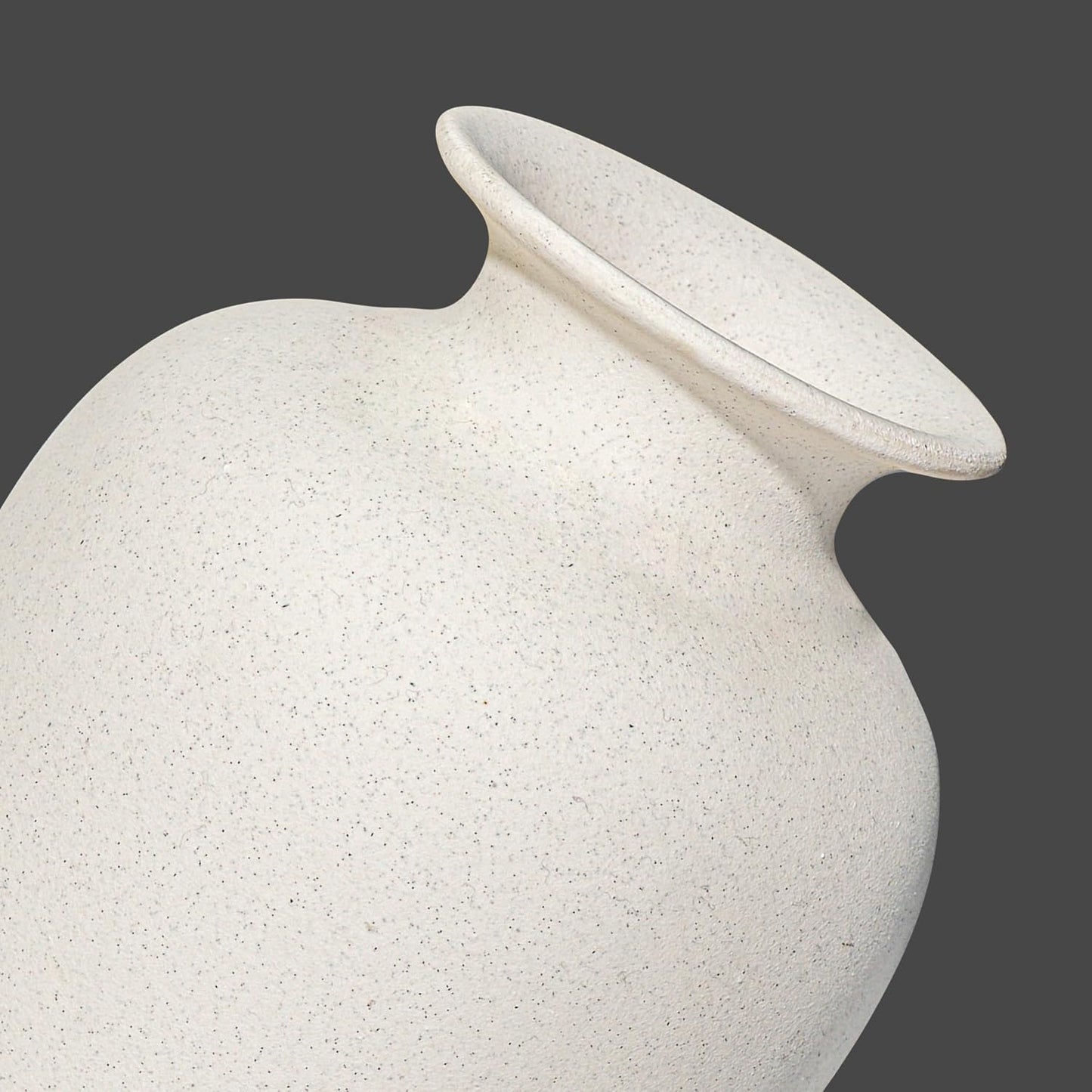 Boho Vases / Ceramic Vase for Flowers / Beige / 7 Inch