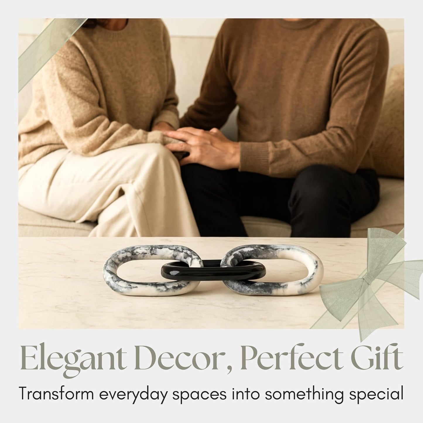 Modern Home Decor Accent / Black/white