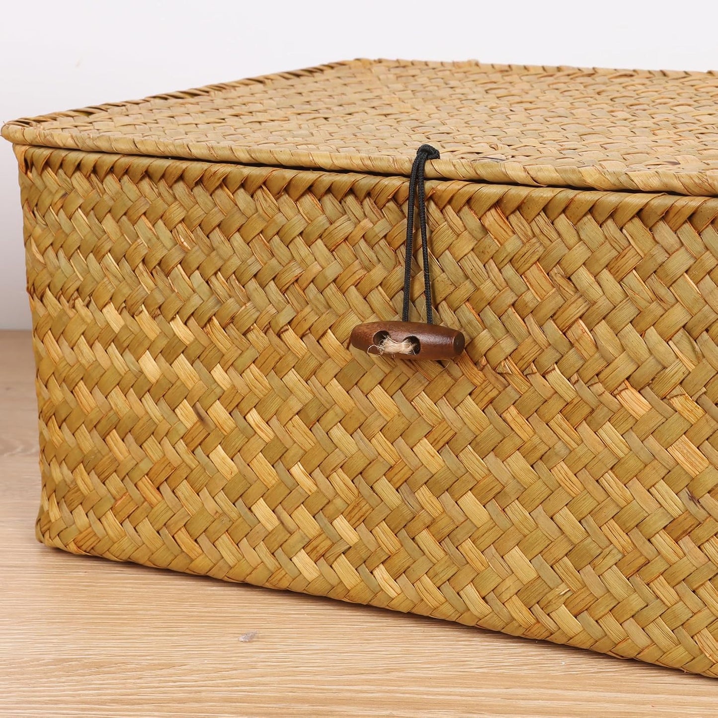 FEIALNDUO Wicker Shelf Baskets / Small / Natural