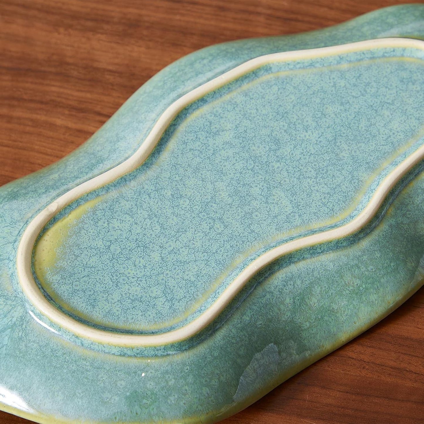 Ring Holder Dish / 11.4 x 5.5 x 1.4 / Green