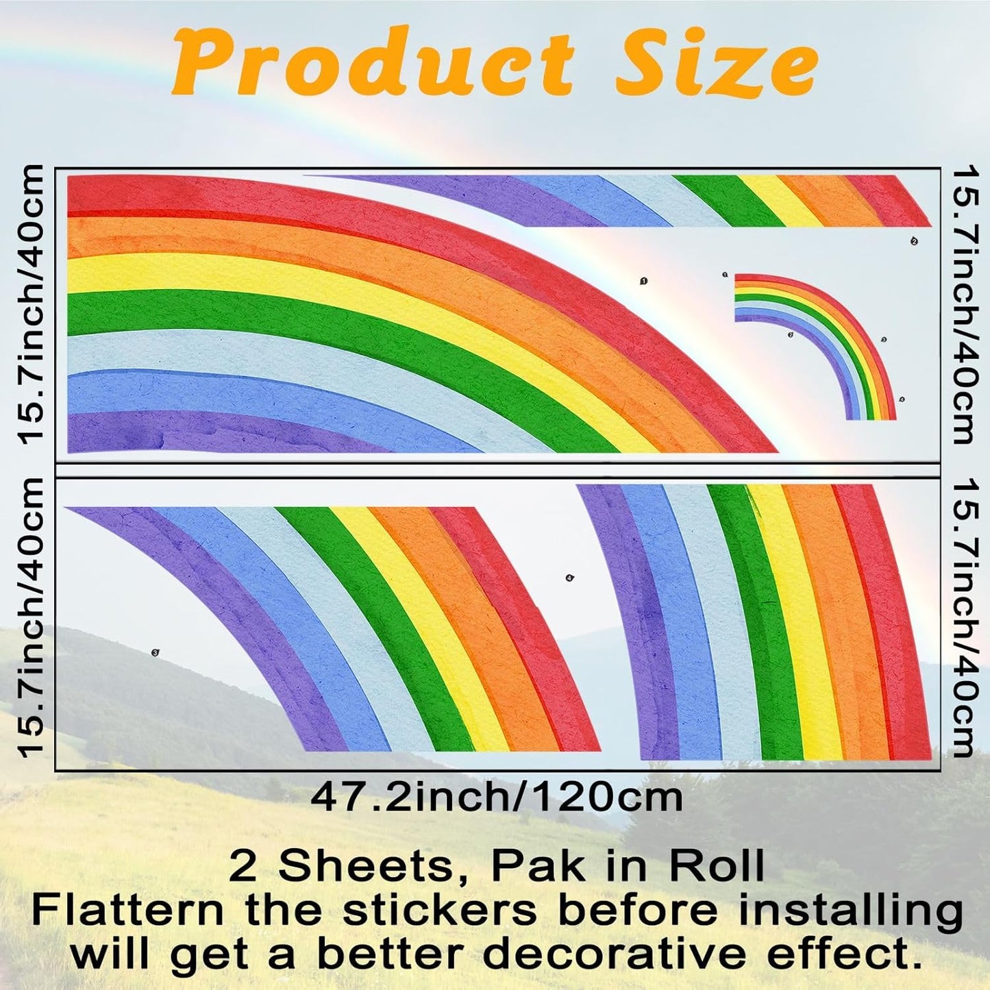 Rainbow Wall Decals / Rainbow-a