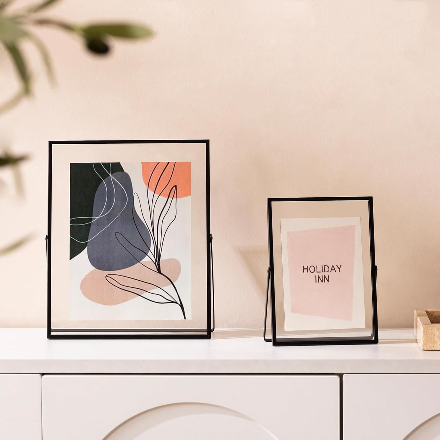 Floating Picture Frame / 1-PACK / Black / 5 x 7