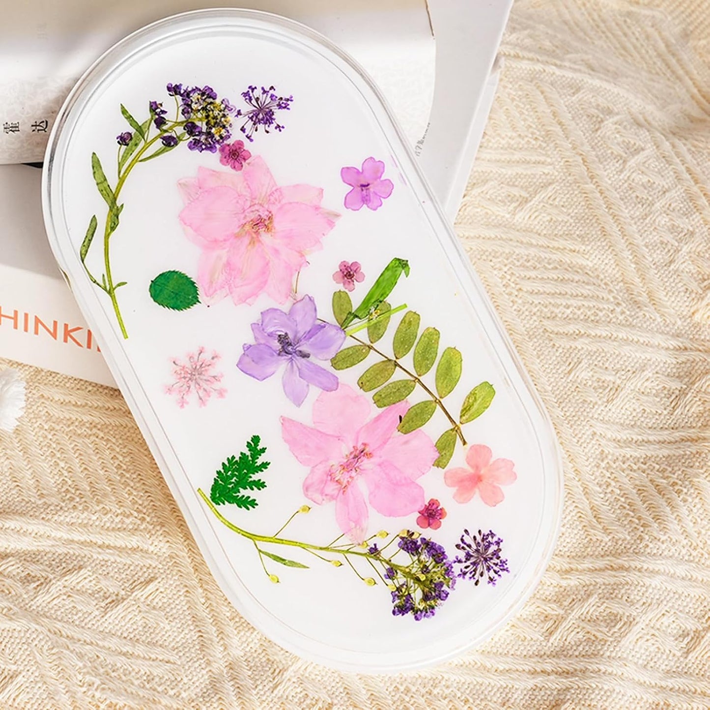 Jewelry Ring Trinket Dish :Gift for Bride Wedding Engagement Mother Best Friend / White