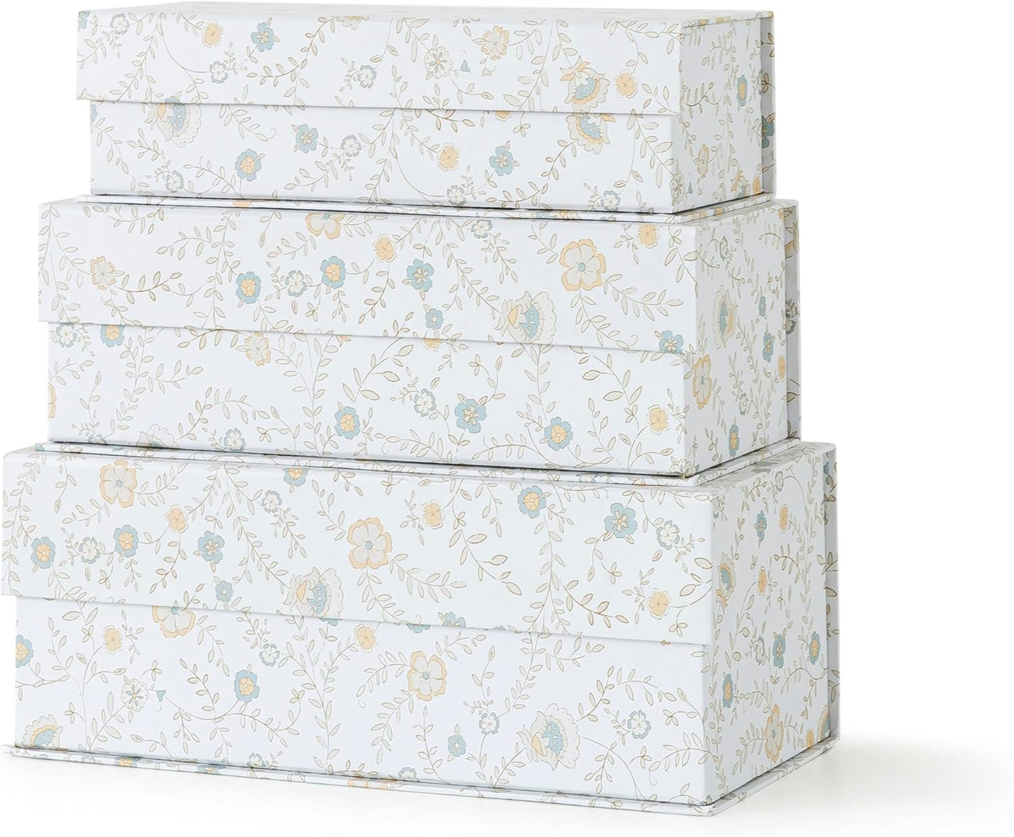 Memory Keepsake Boxes / Ivory Lace / Set of 3