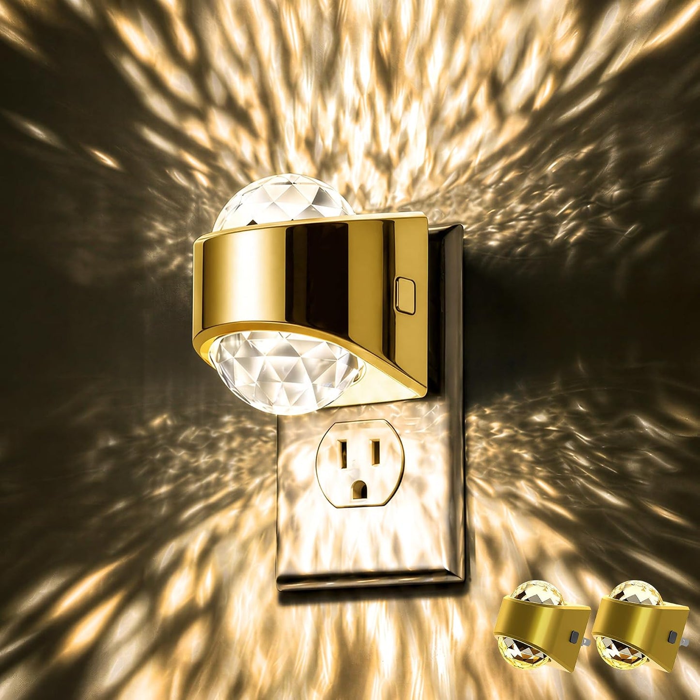 Briignite Night Light Plug into Wall, Color Changing Night Light for Kids
