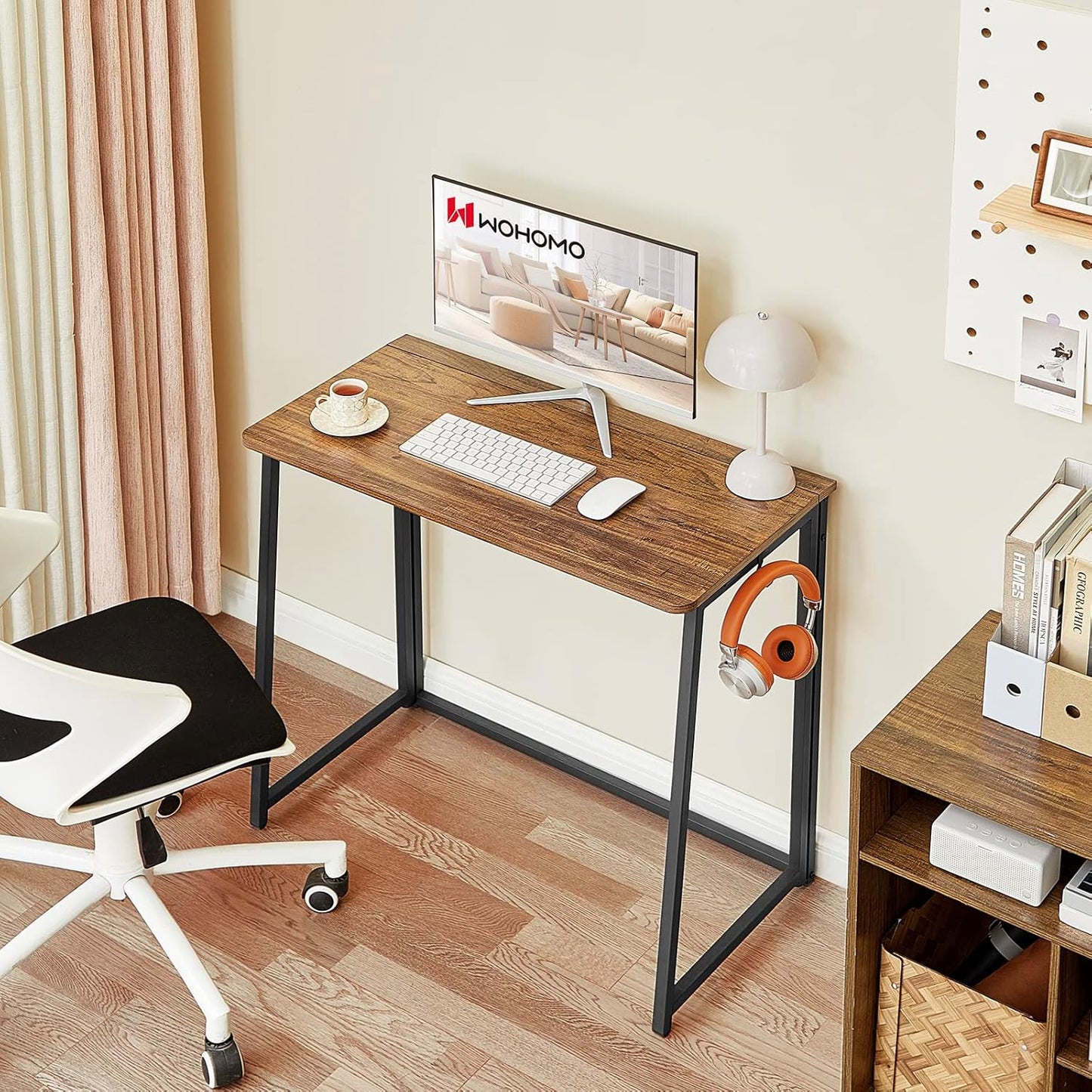 Foldable Computer Desks / 31.5 x 15.7 / Small Size / Brown