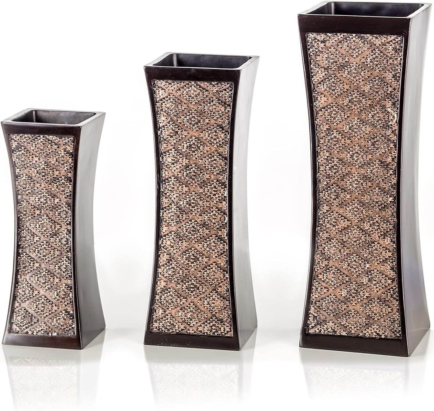 Flower Vases Home Decor / Brown / Set of 3
