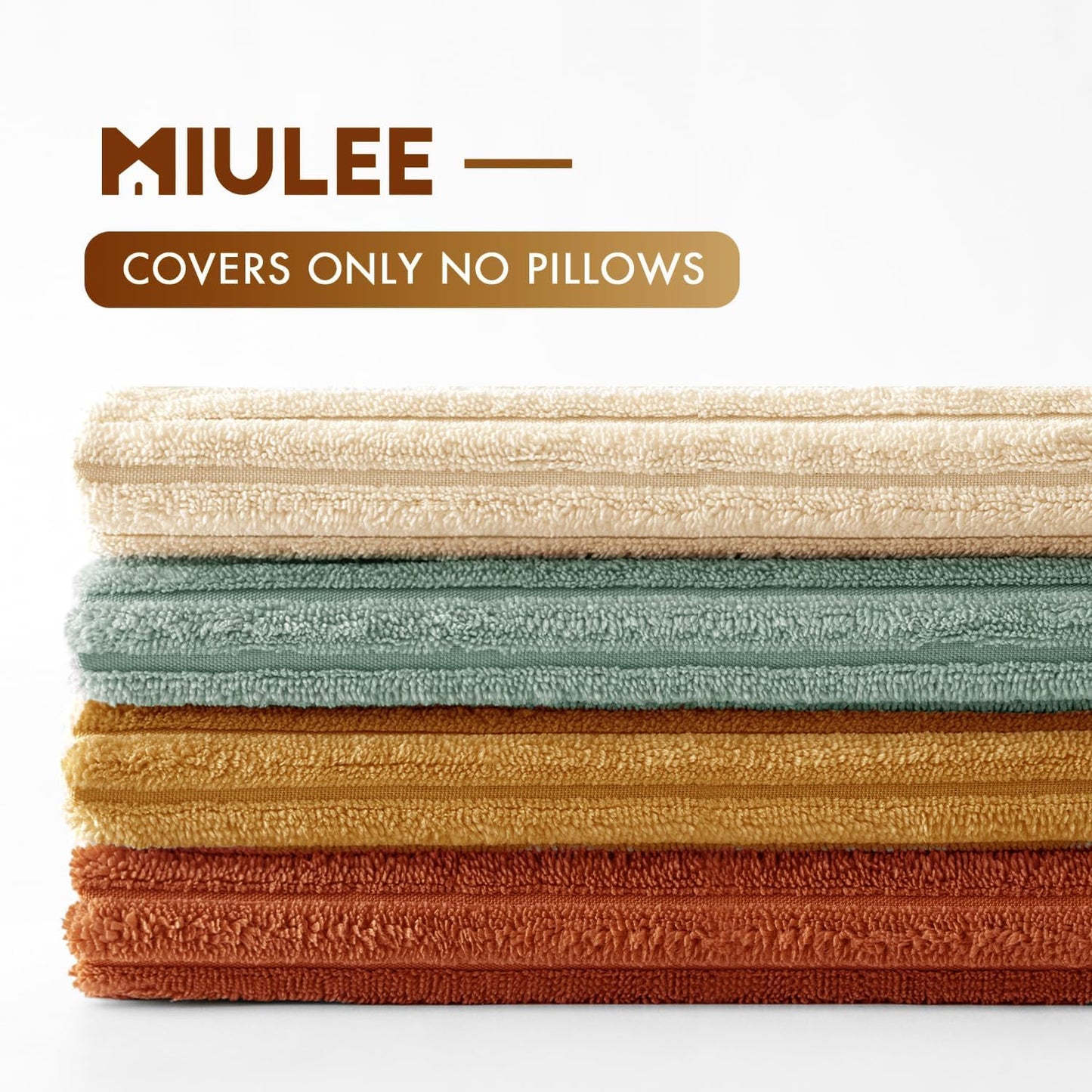 Boho Farmhouse Throw Pillow Covers Summer Modern Natural Decorative / 18 x 18 / Teal-rust / Set of 4