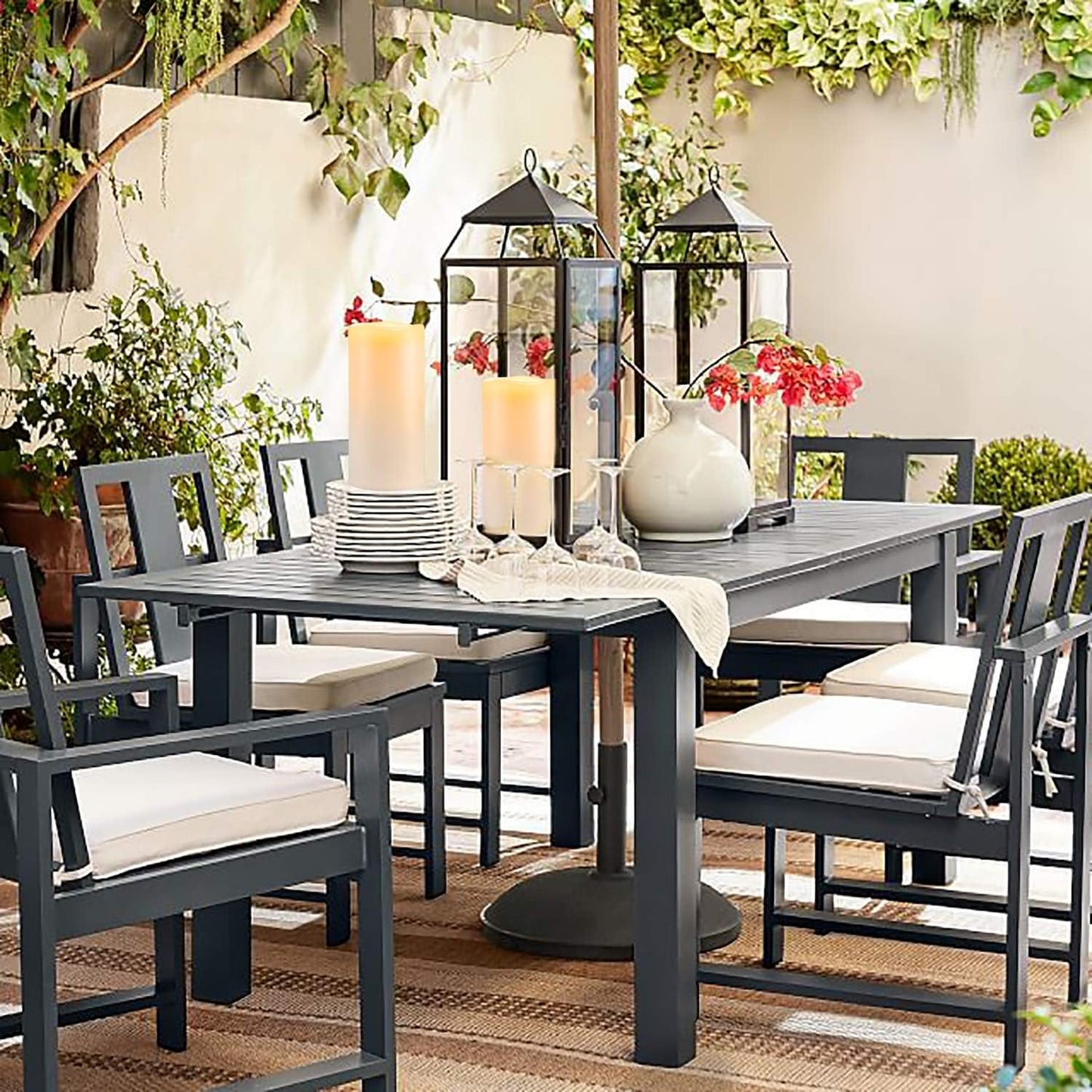 Homemory 4" x 8" Waterproof Outdoor Flameless Candles, Battery Operated Flickering LED Pillar Candles with Remote and