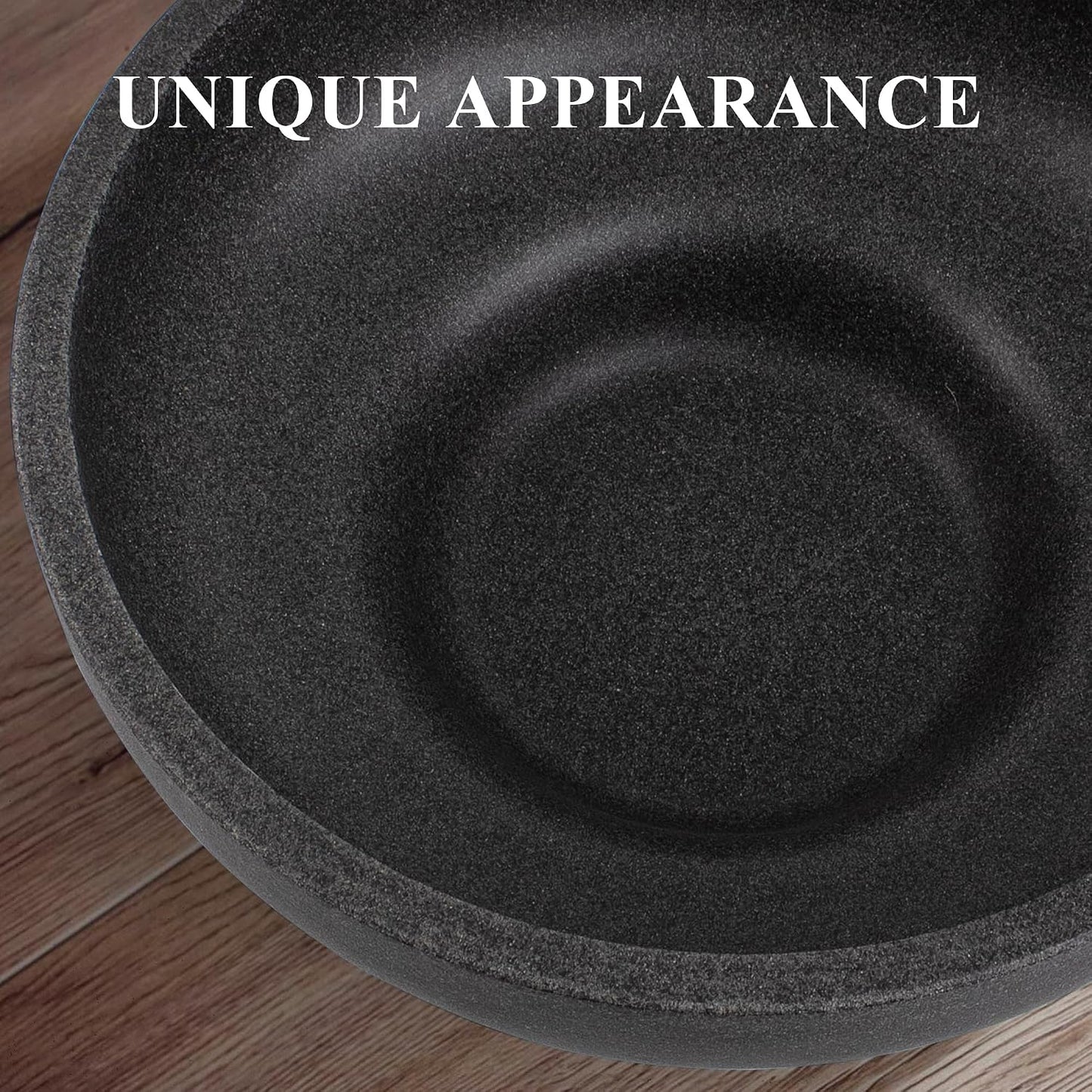 Modern Handicraft Bowls / Stone Black