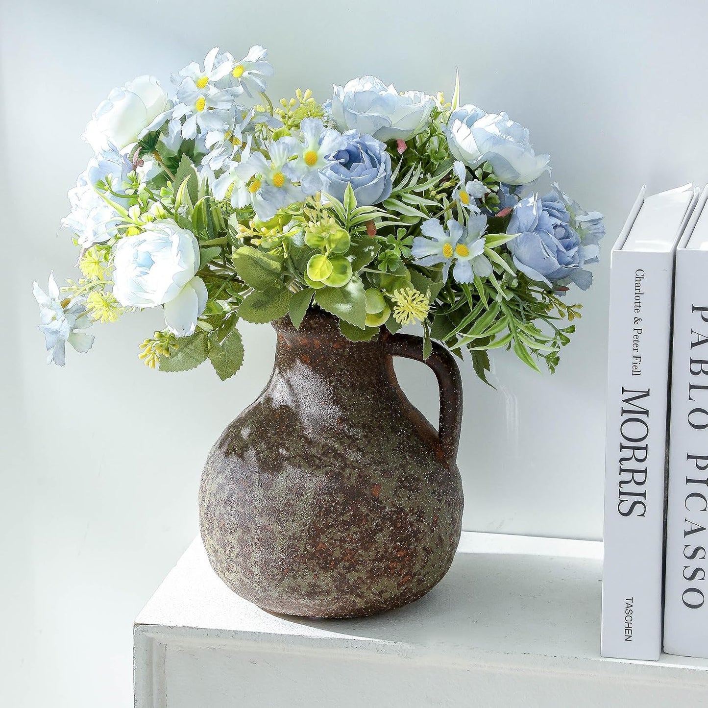 Farmhouse Rusty Vases / 204-2-7.1in / 7.1 Inch