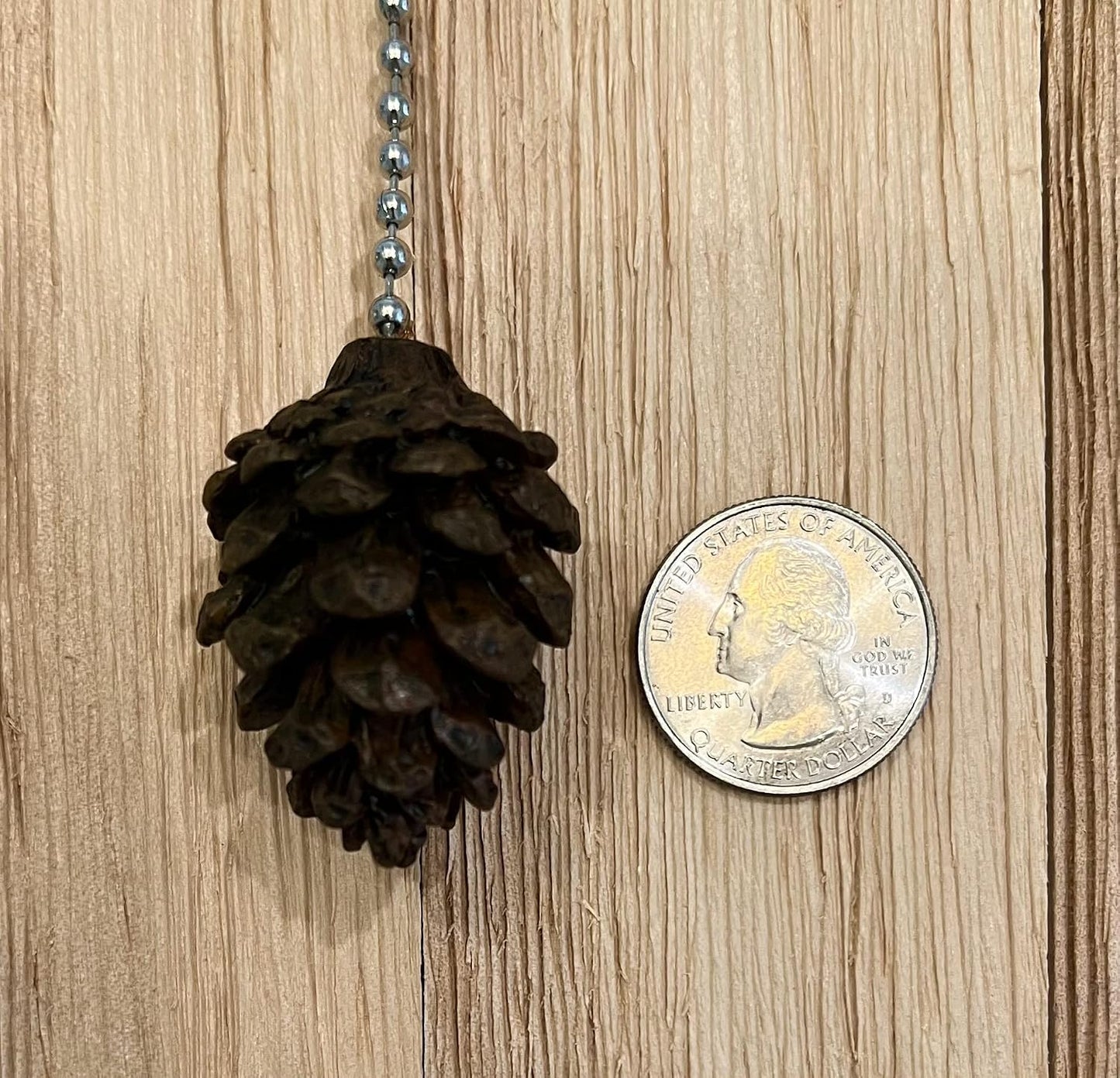 Rustic Pinecone Ceiling Fan Pull Chain