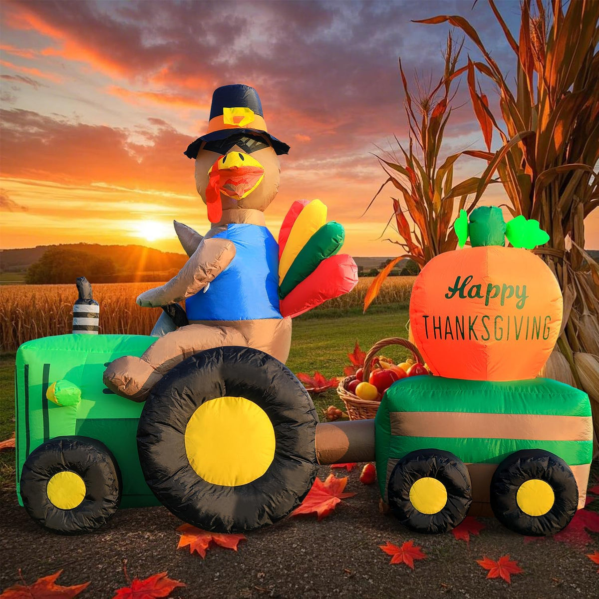 VioraWhite 3 Pack Fall Thanksgiving Turkey Decor Gold Resin Turkey Figurine