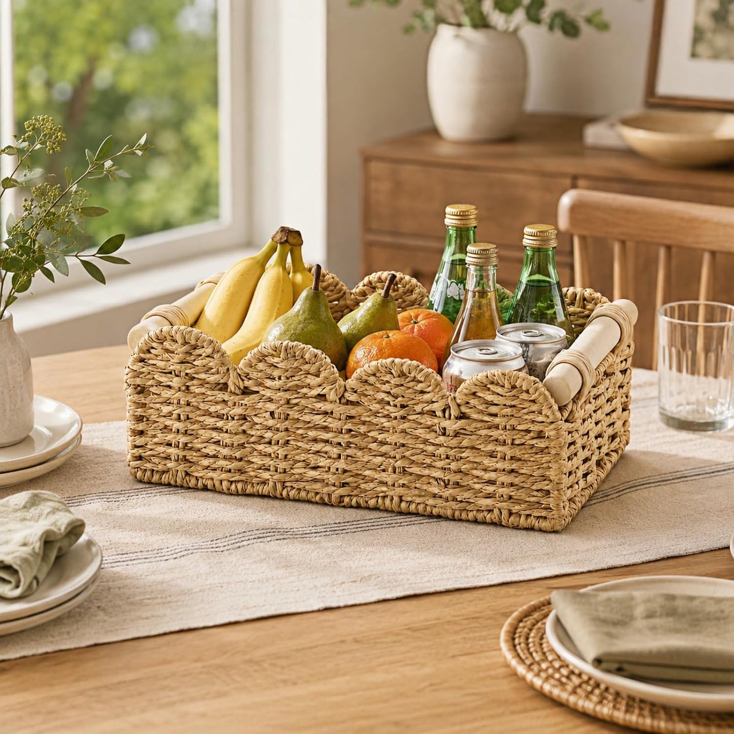 Scalloped Edge Toilet Paper Organizer
