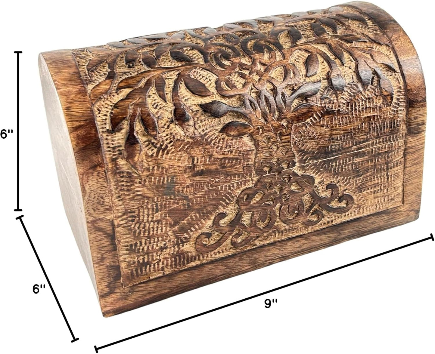 Wooden Semicircular Curved Jewellery Box Design-Trinket Box Ladies-Jewellery Storage / Tree
