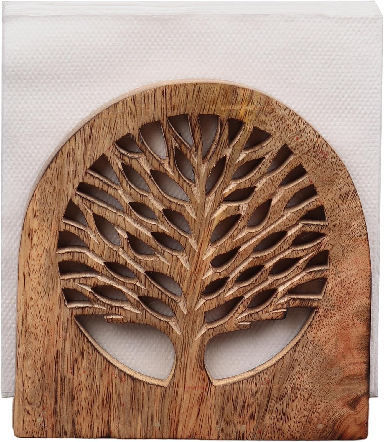 Wood Napkin Holder / Tree of Life