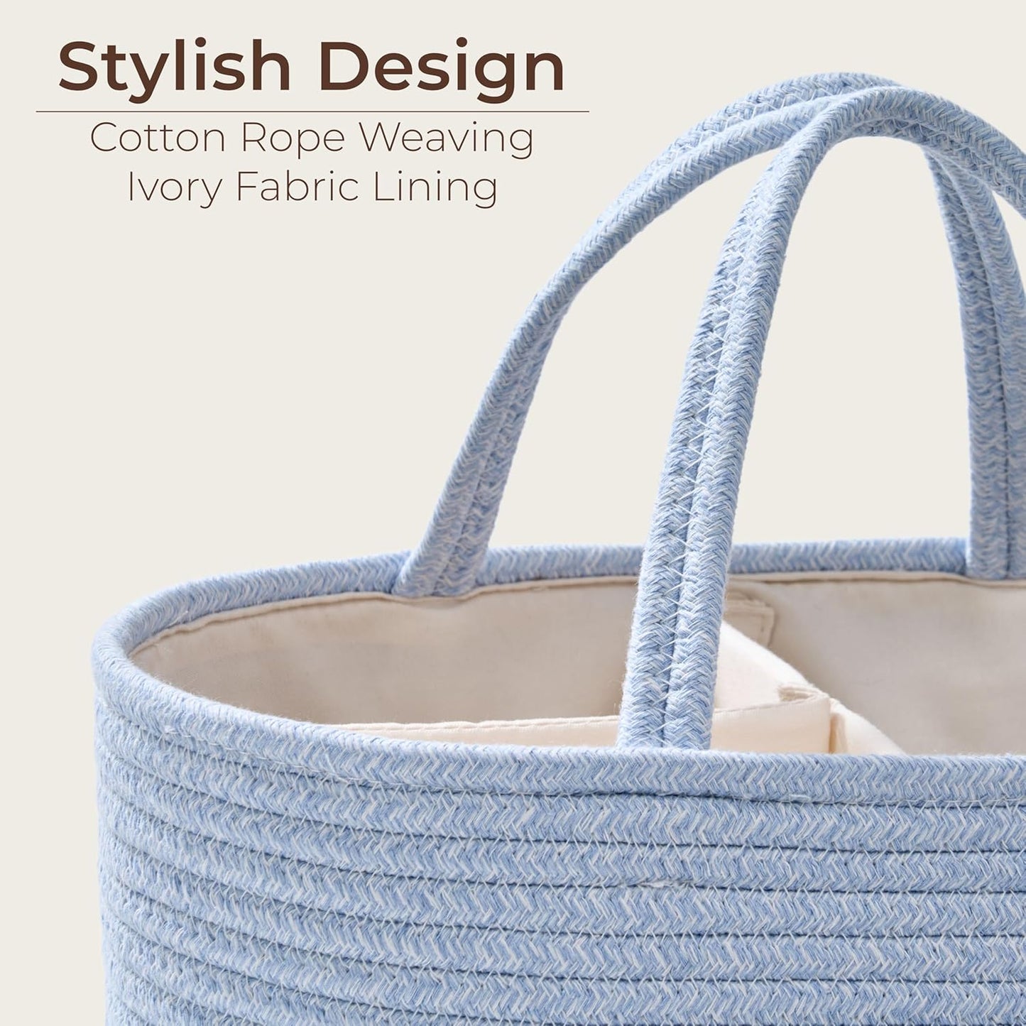Baby Storage Basket / Light Blue / Small