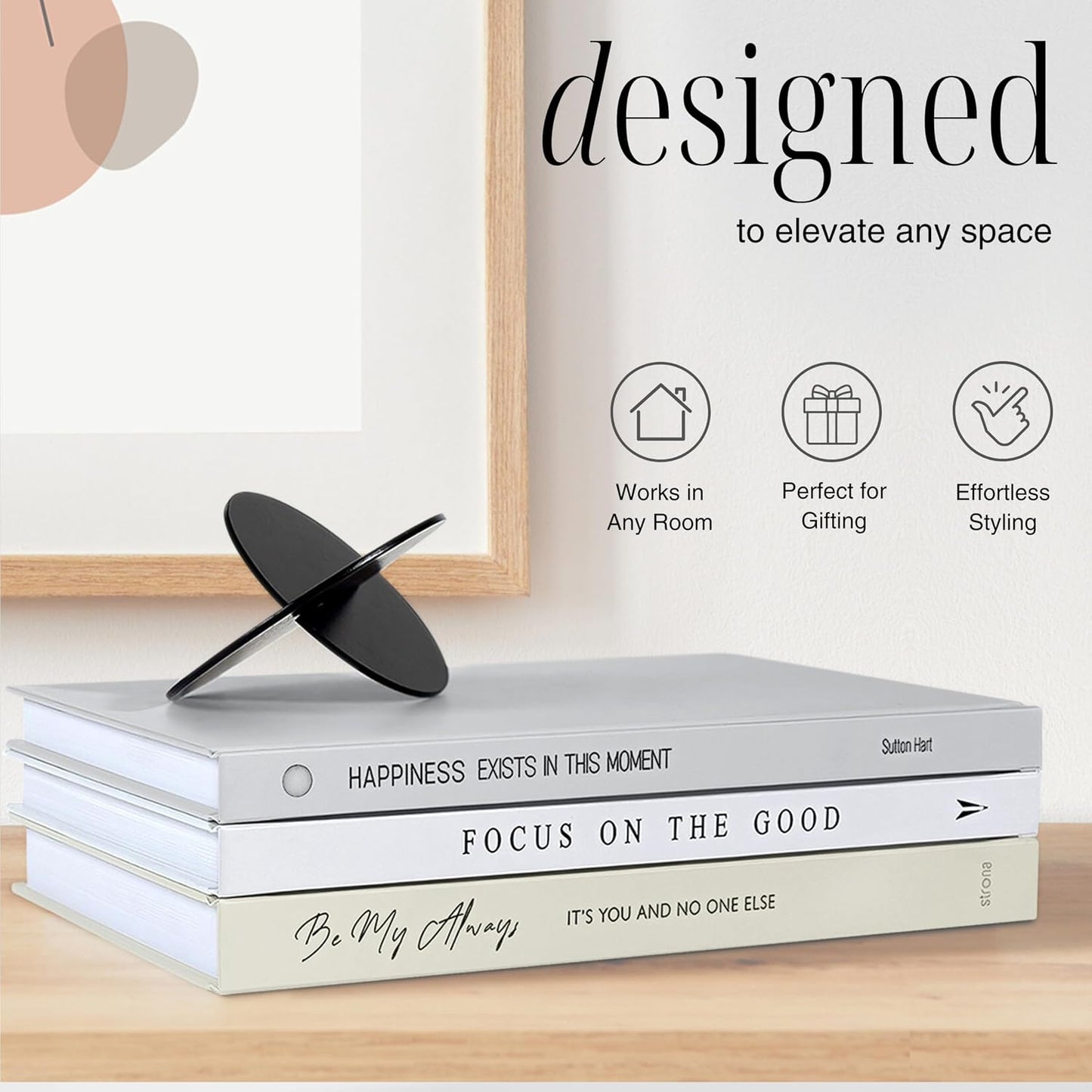 Book Decor Set / 3 Real Decorative Books