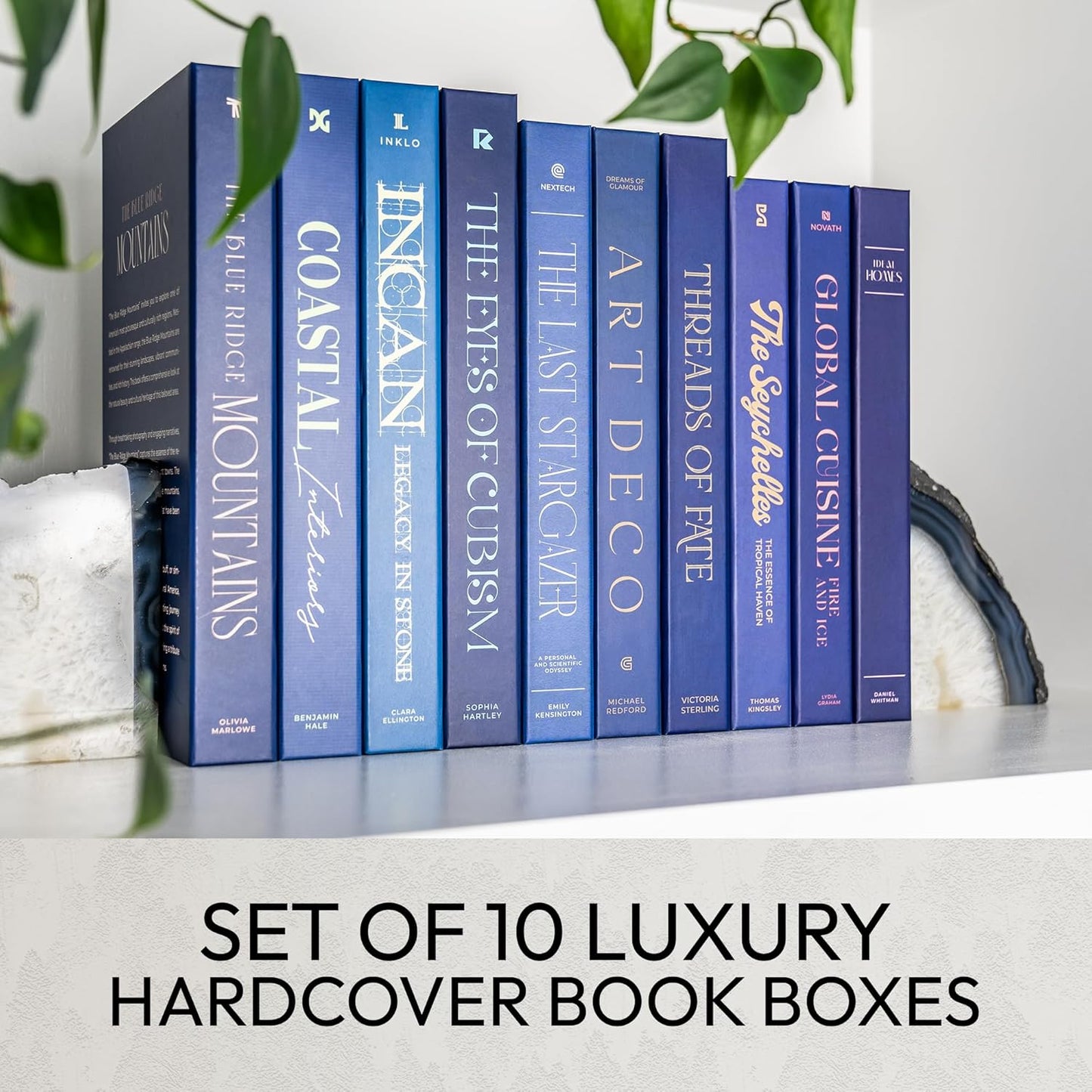 10 Book Set / Blue / 10 Books