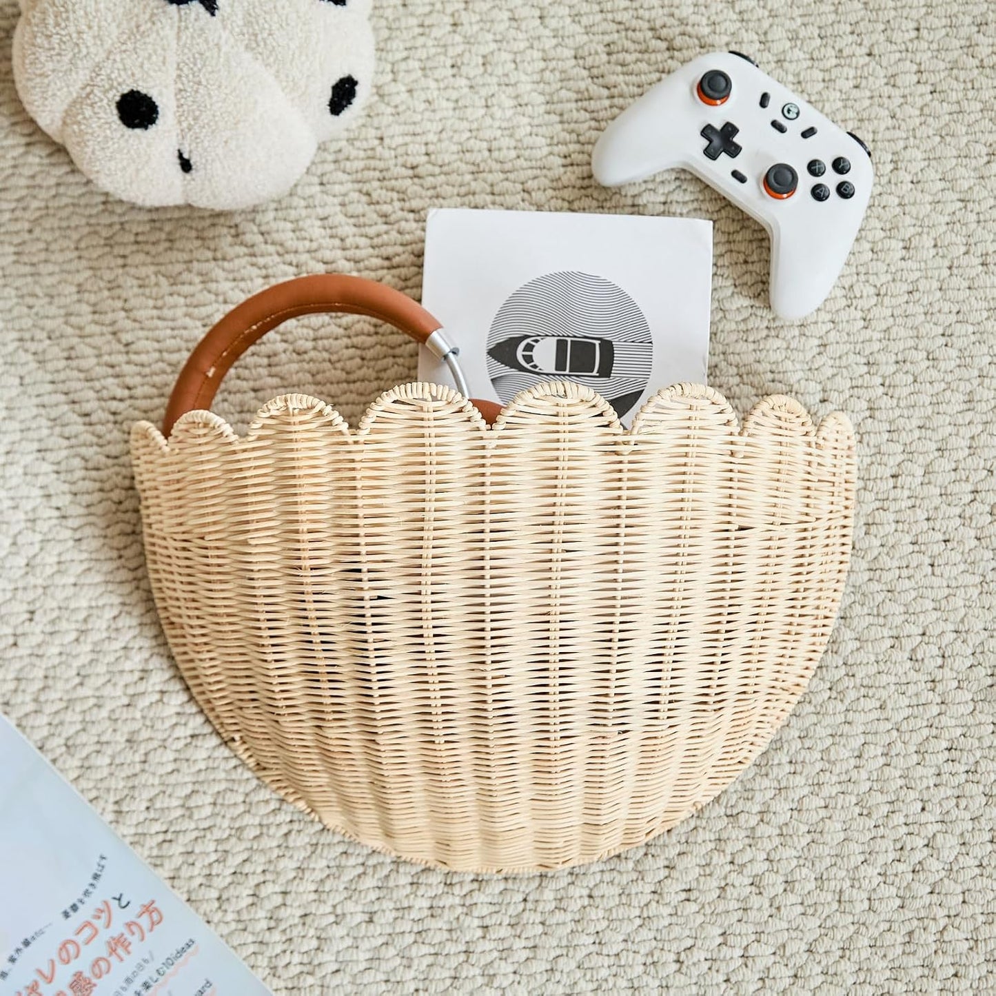 Scalloped Wall Hanging Shelves / Large+middle / Natural