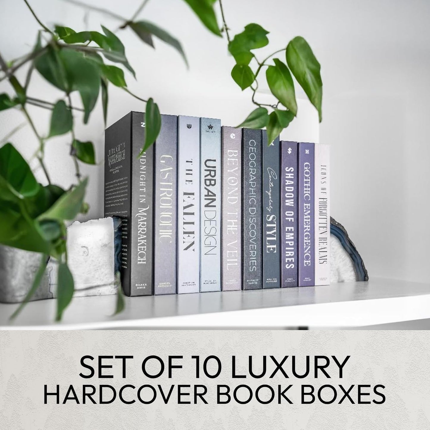 10 Book Set / Black / 10 Books