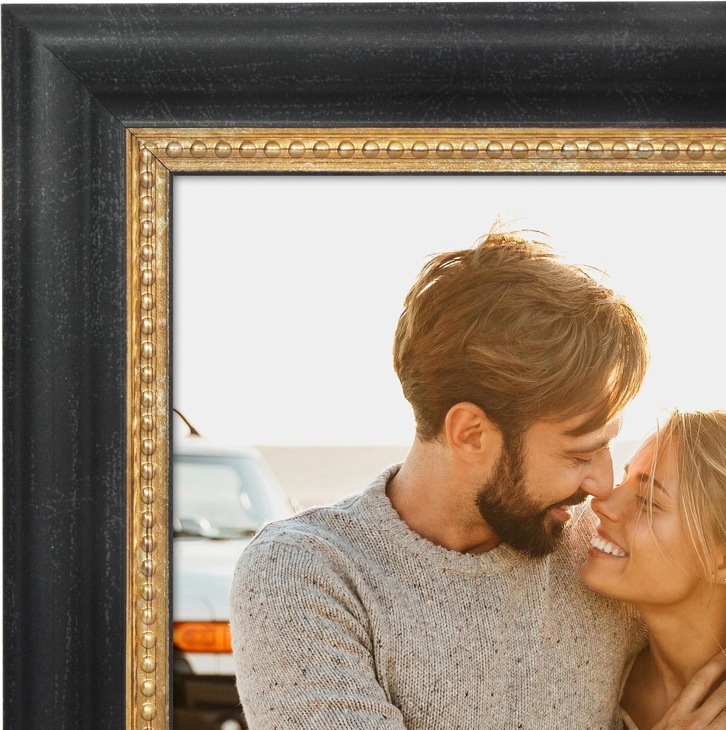 Vintage Frames / Picture Frame / Vintage Frame / 4 x 6 / Black Gold