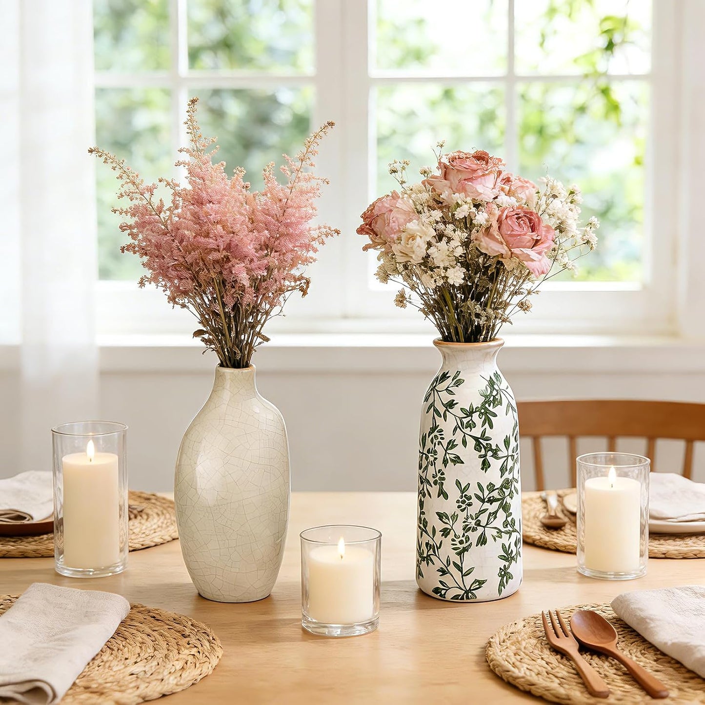 Ceramic Vase / Vintage Vase / Set of 6