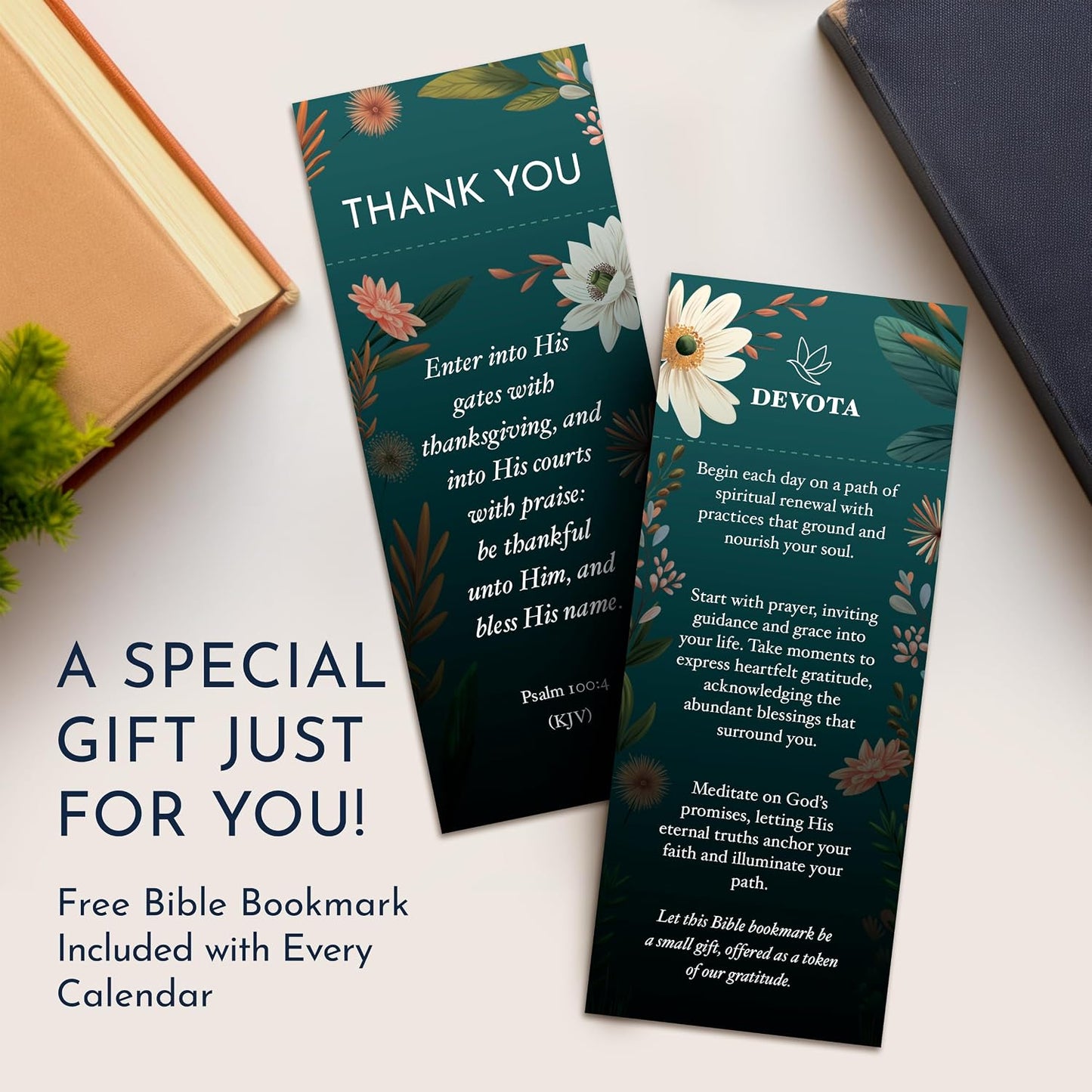 Religious Daily Devotional Calendar for Women, 366 Devotions & Reflections | Religious Gifts for Women, Devotional Flip