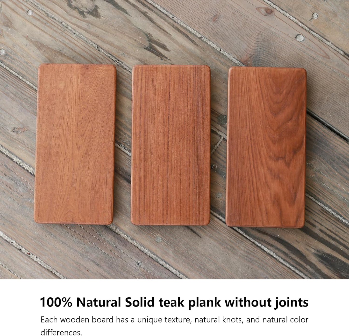 Solid Teak Wood Riser Tray / Teaktray2 / 12.6 x 6