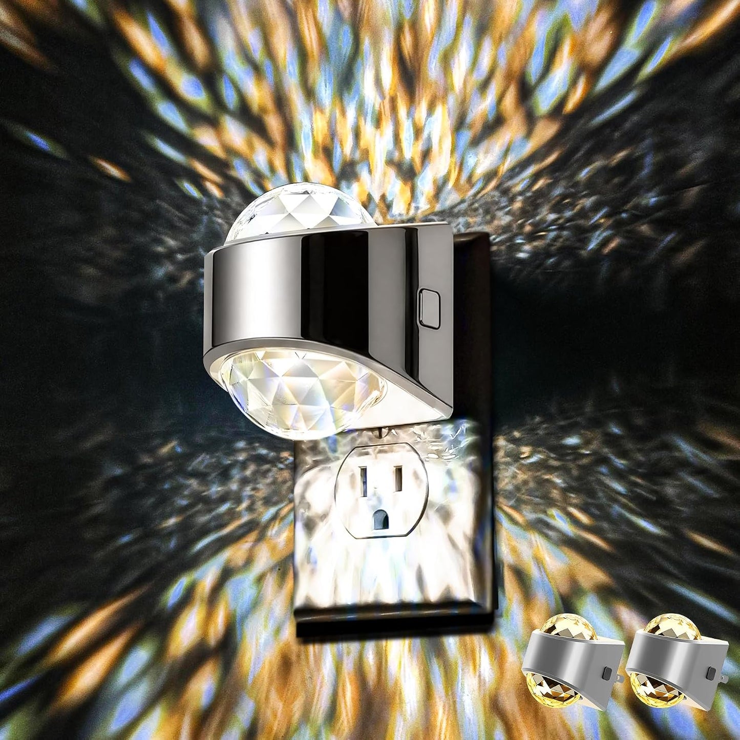 Briignite Night Light Plug into Wall, Color Changing Night Light for Kids
