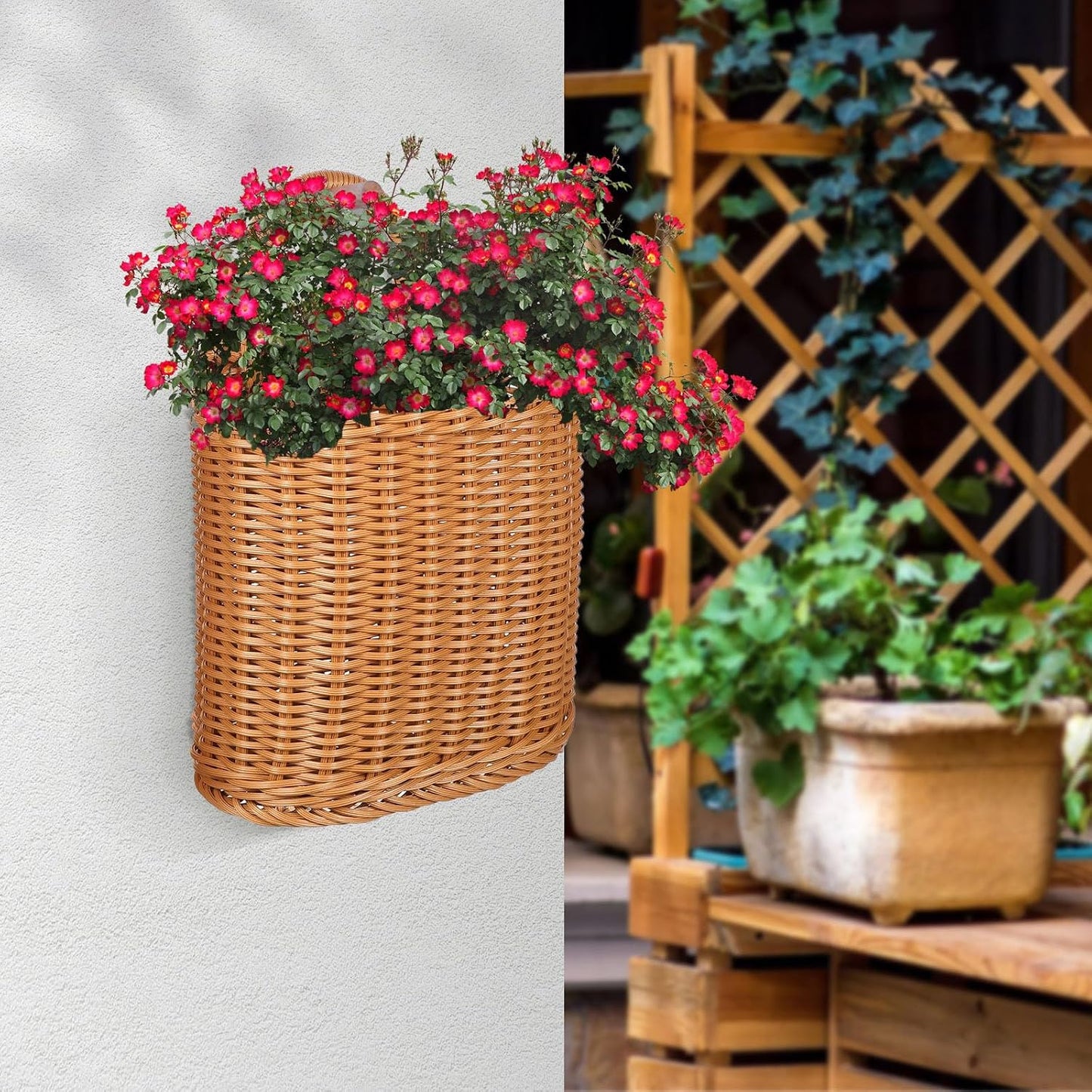 Woven Wall Hanging Basket