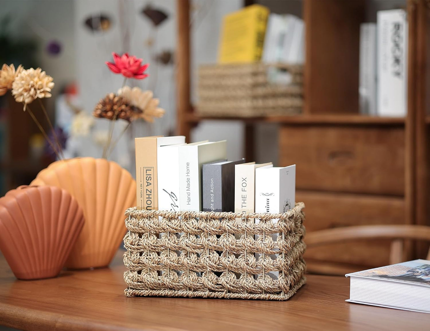 Wicker Storage Baskets / Natural Seagrass
