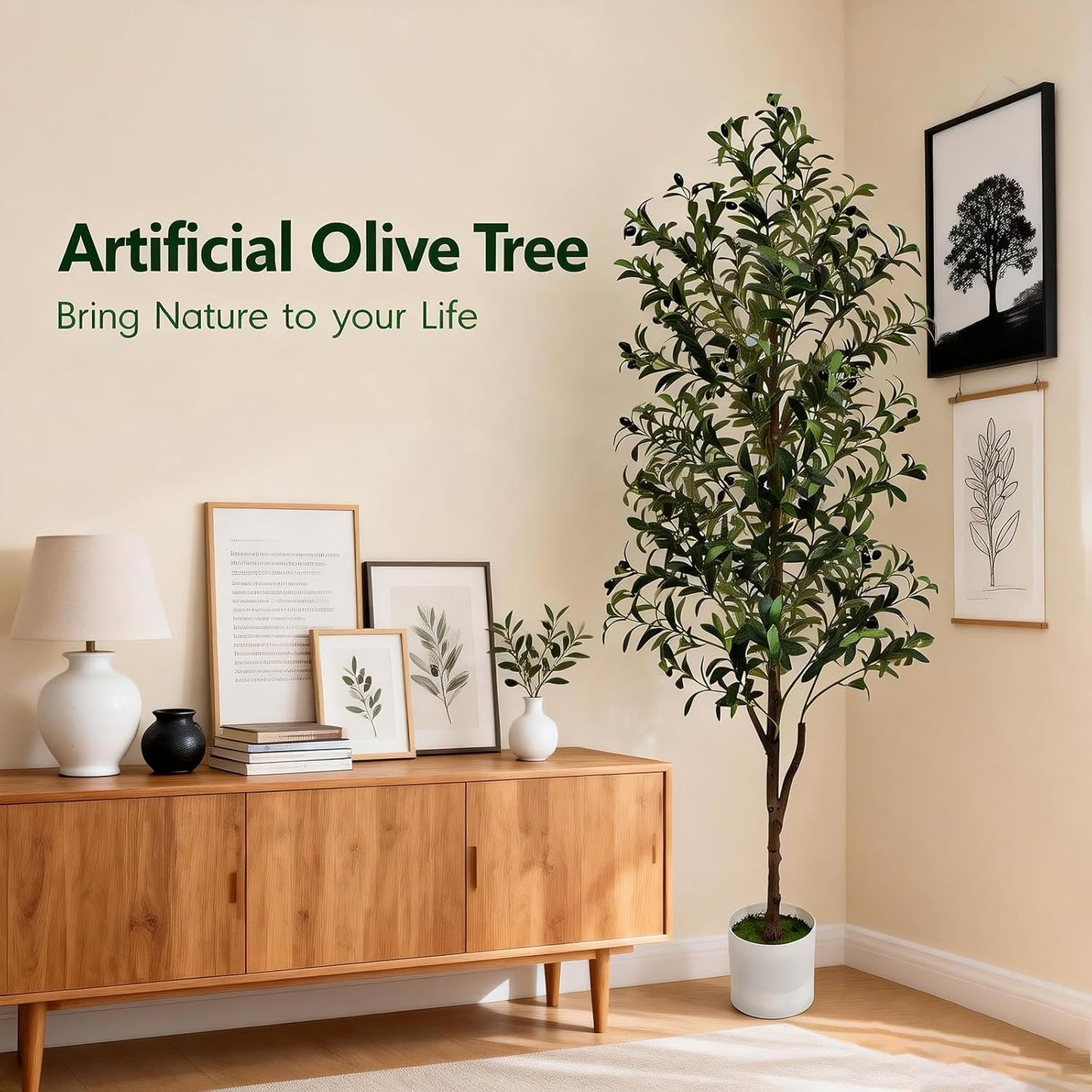 Artificial Olive Trees Plant / 6ft / 6 Inch