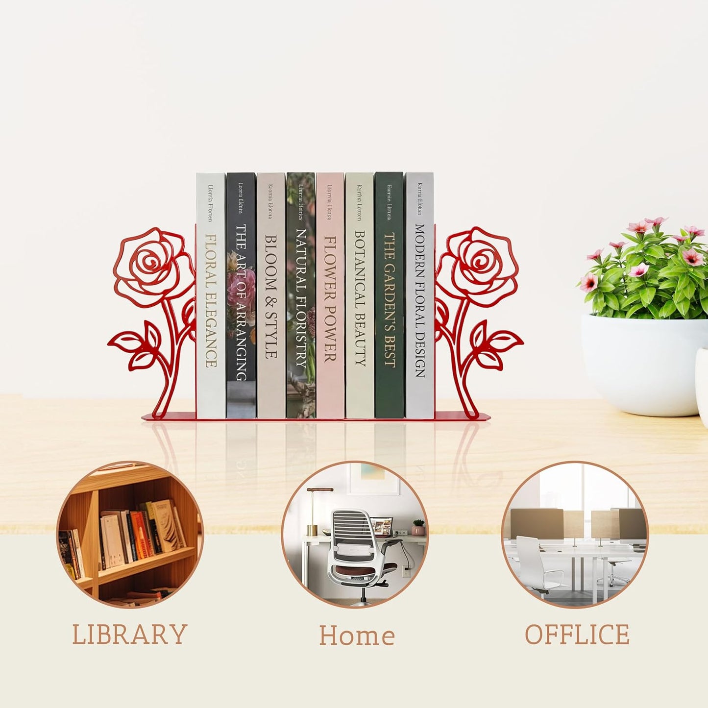 Metal Novelty Book Ends