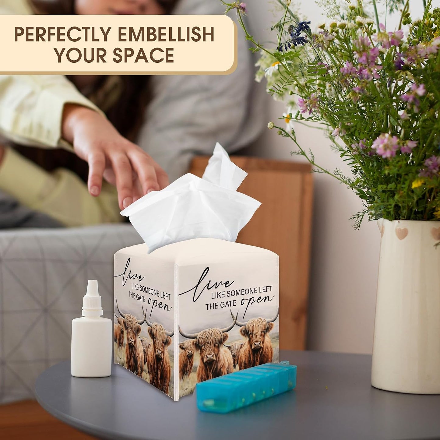 Tissue Box Cover Holder