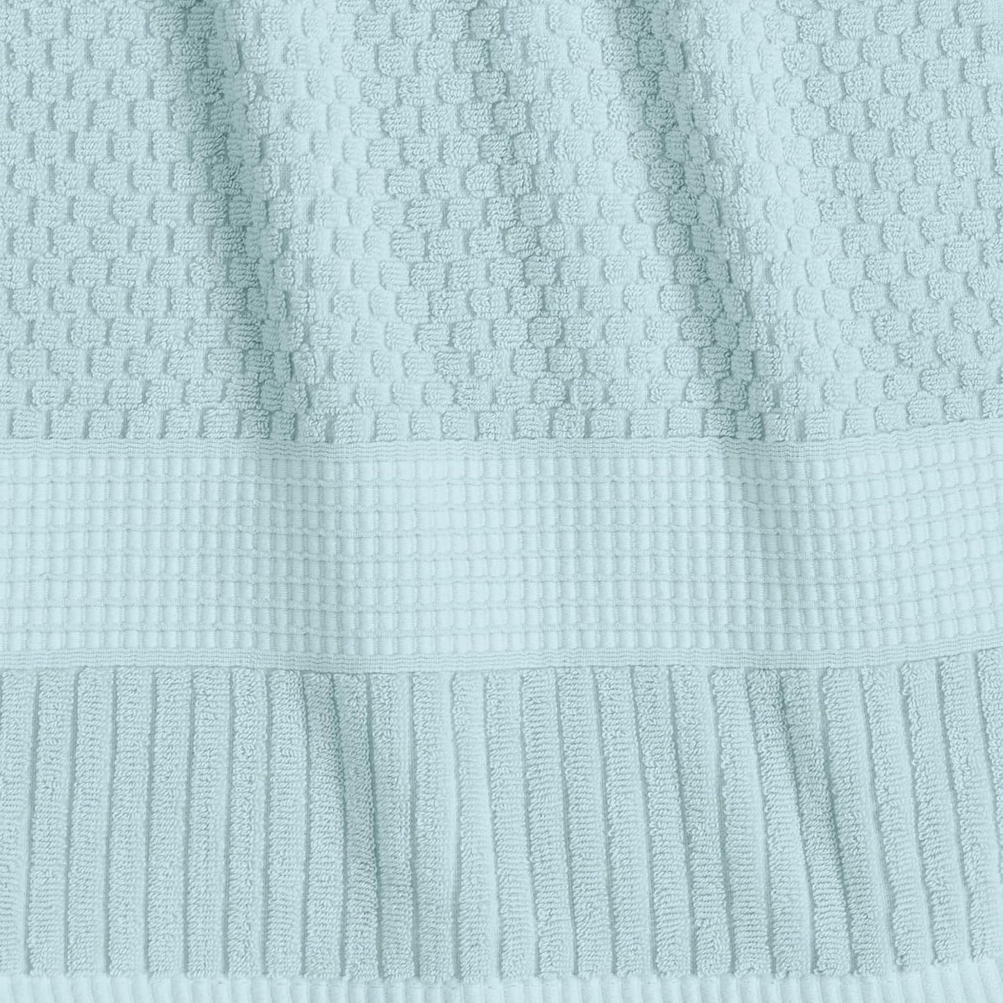 NY Loft 100% Cotton 2-Pack Oversized Bath Towel Set | Seafoam | Quick-Dry | Two Oversized 35" x 70" Bath Towels / Bath