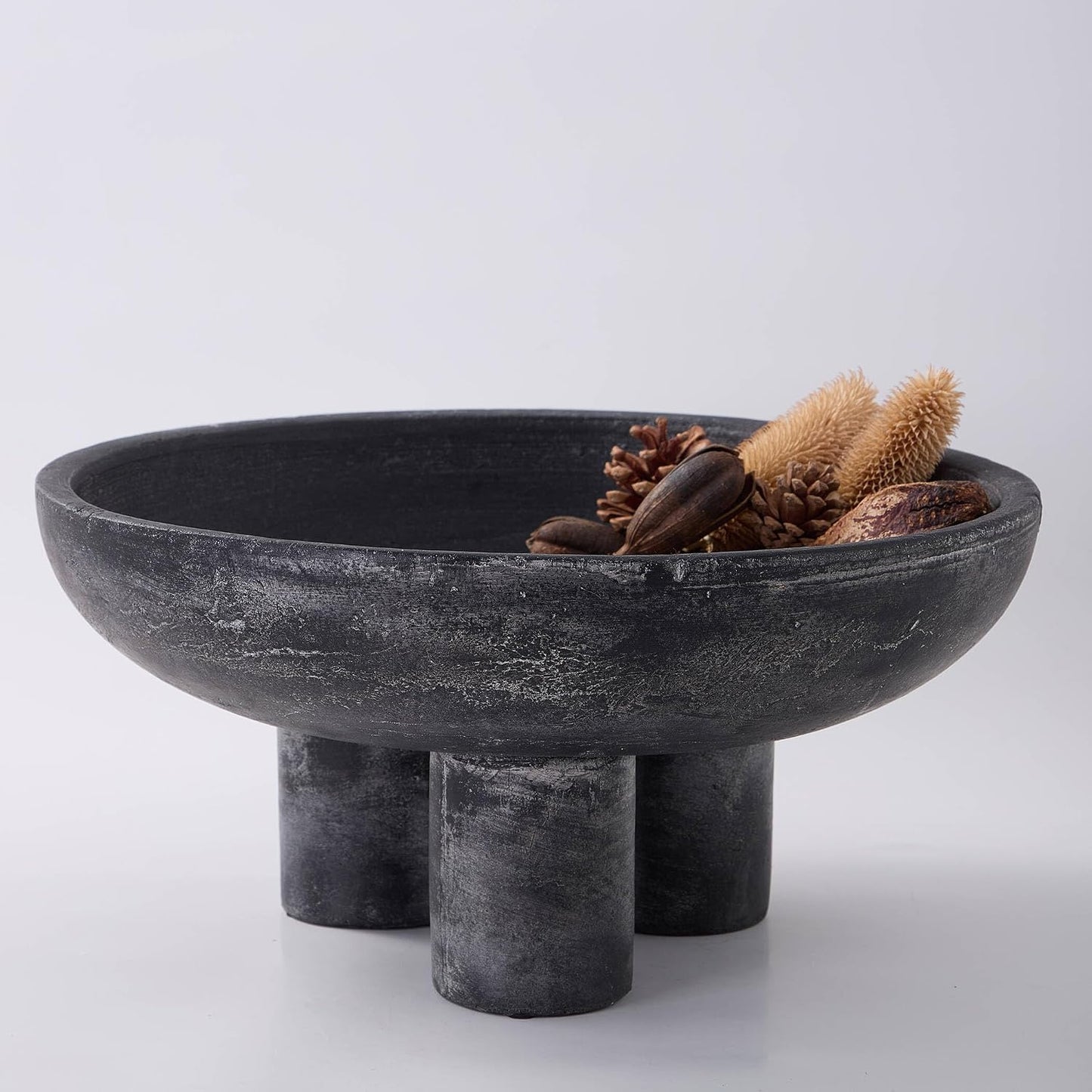 Ceramic Decorative Bowl / 14.5" Large Fruit Bowl