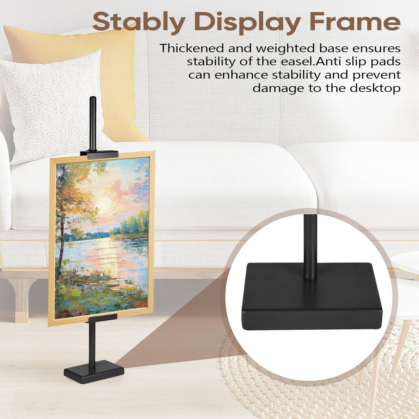 Picture Frame Stand / Black / 18inch
