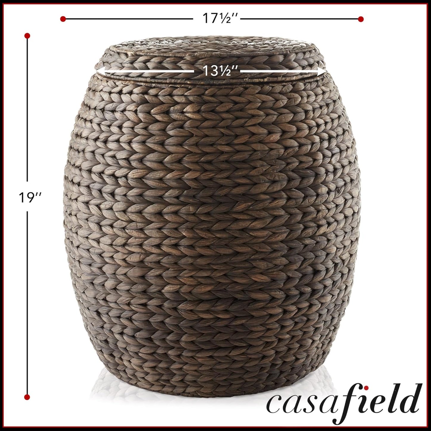 Round Storage Basket / Espresso / Brown