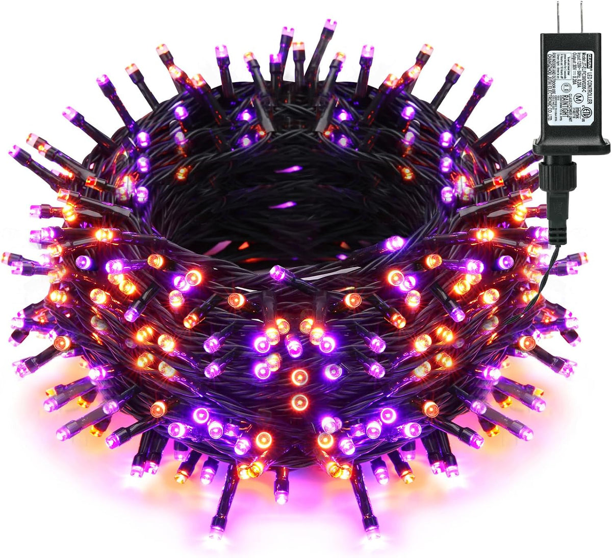 Brizled Outdoor Halloween Lights, 164FT 500 LED Halloween String Lights