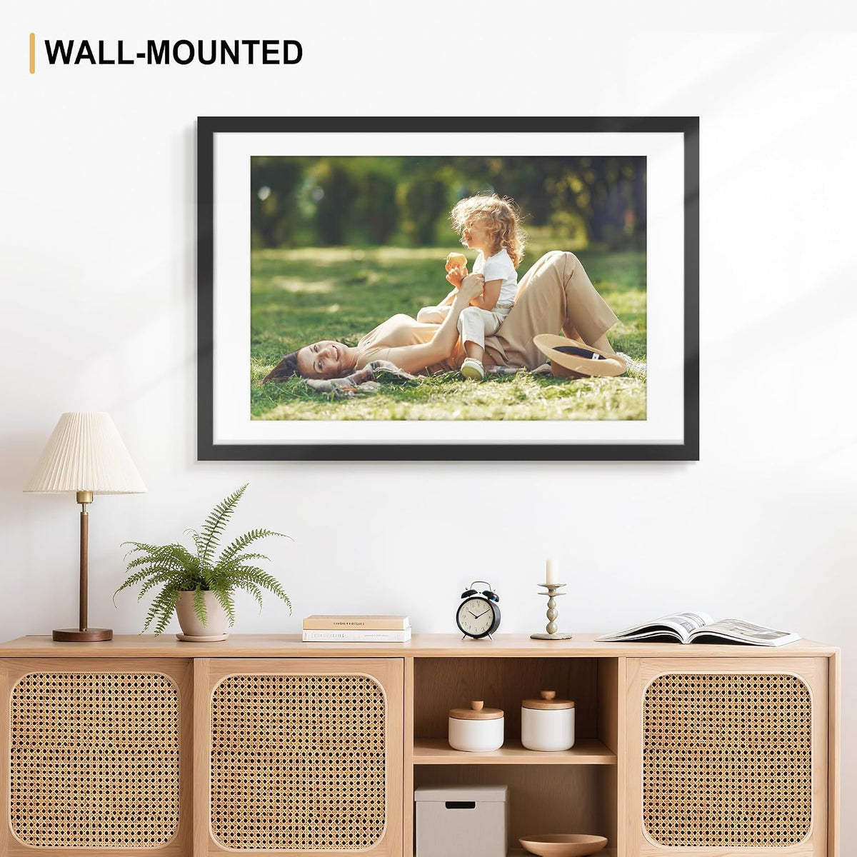24x36 Poster Frame Set of 7, Black Wall Gallery Picture Frames | Fits 20x30 Posters With Mat or 24x36 Without Mat