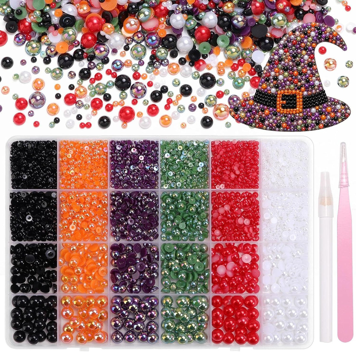 Syhood 570 Pcs Amber Acrylic Gems Plastic Crystals