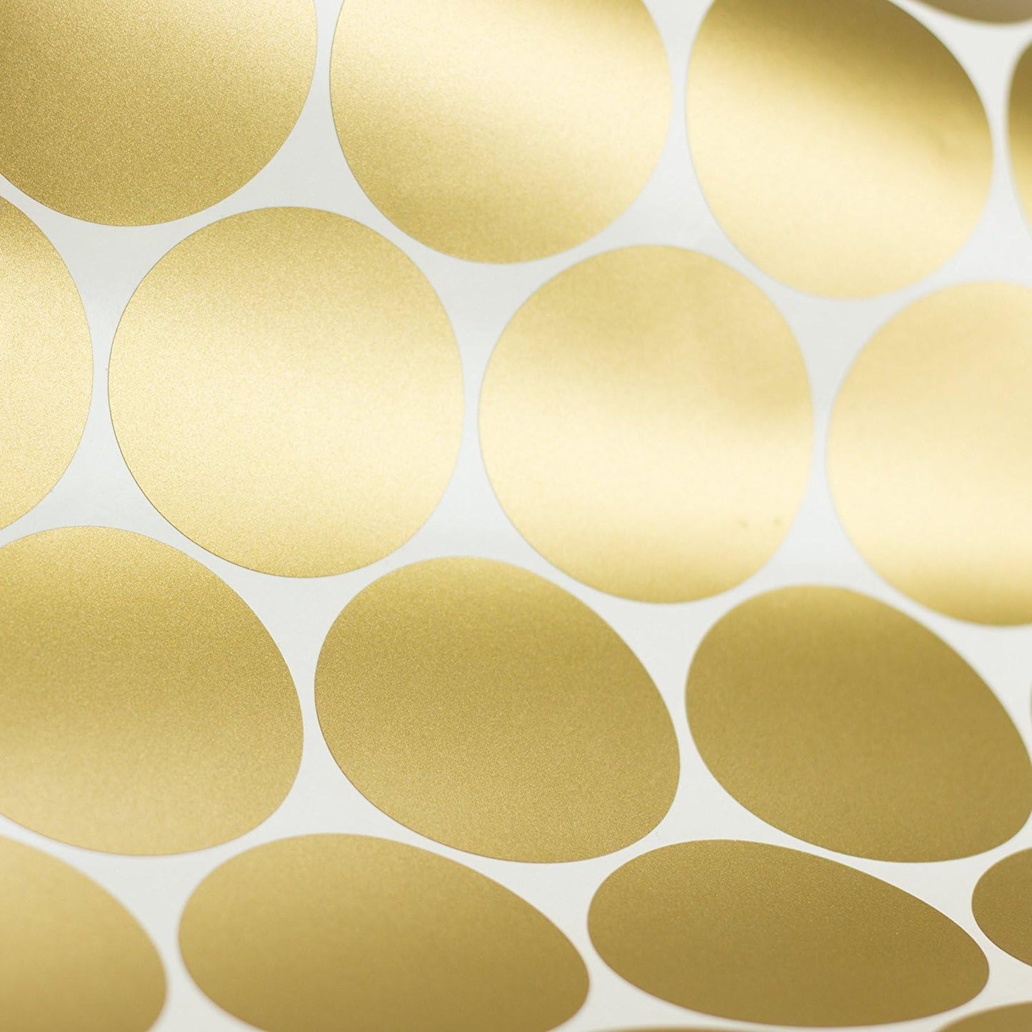Easy Peel + Stick Wall Decal Dots / Gold / 2 Inch