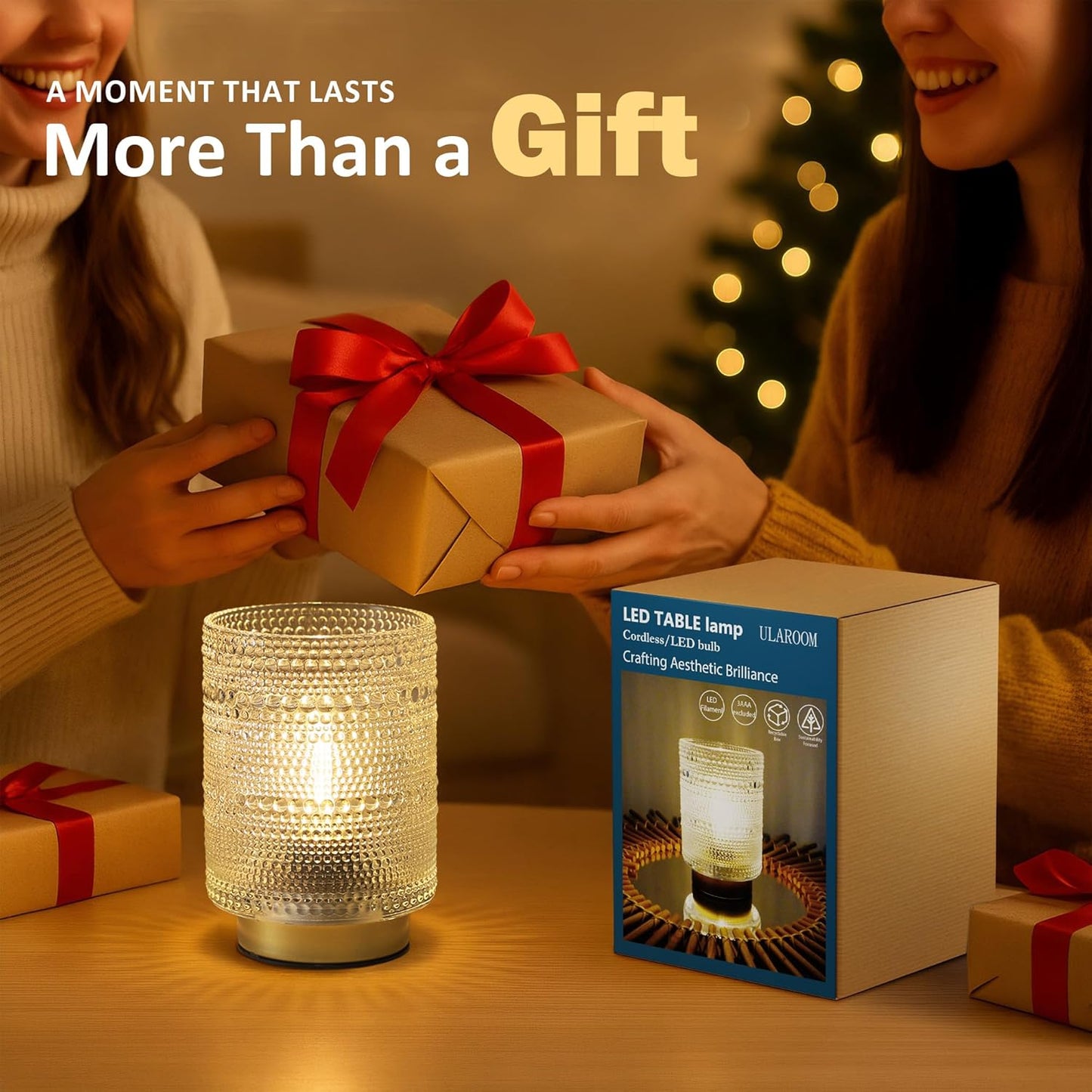 Small Battery operated Lamp / Transparent