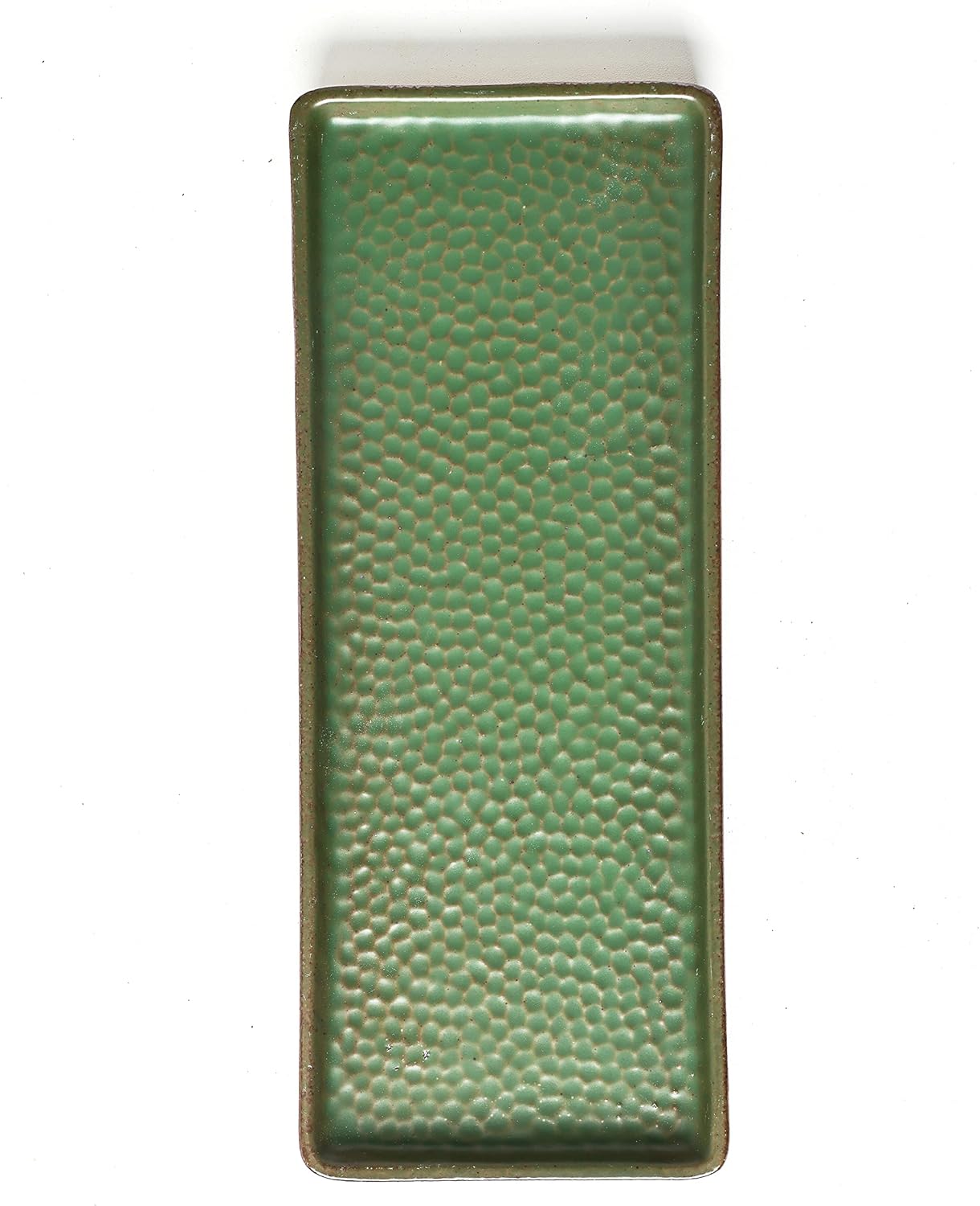 Vanity Tray / Perfume Holder / Green / 12 x 4.7 x 0.5